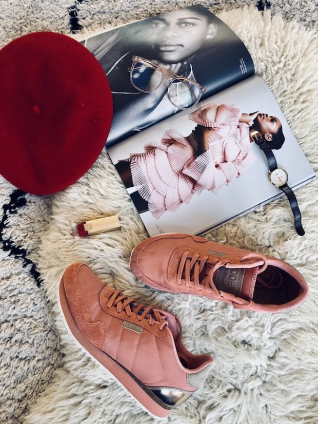 pink sneaker